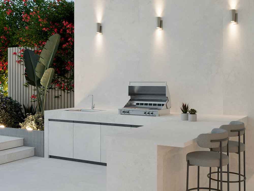 Siena Ivory FORTE Porcelain countertops by Francini